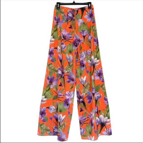 Alice and Olivia Athena Floral Wide-Leg Pants - Picture 5 of 14